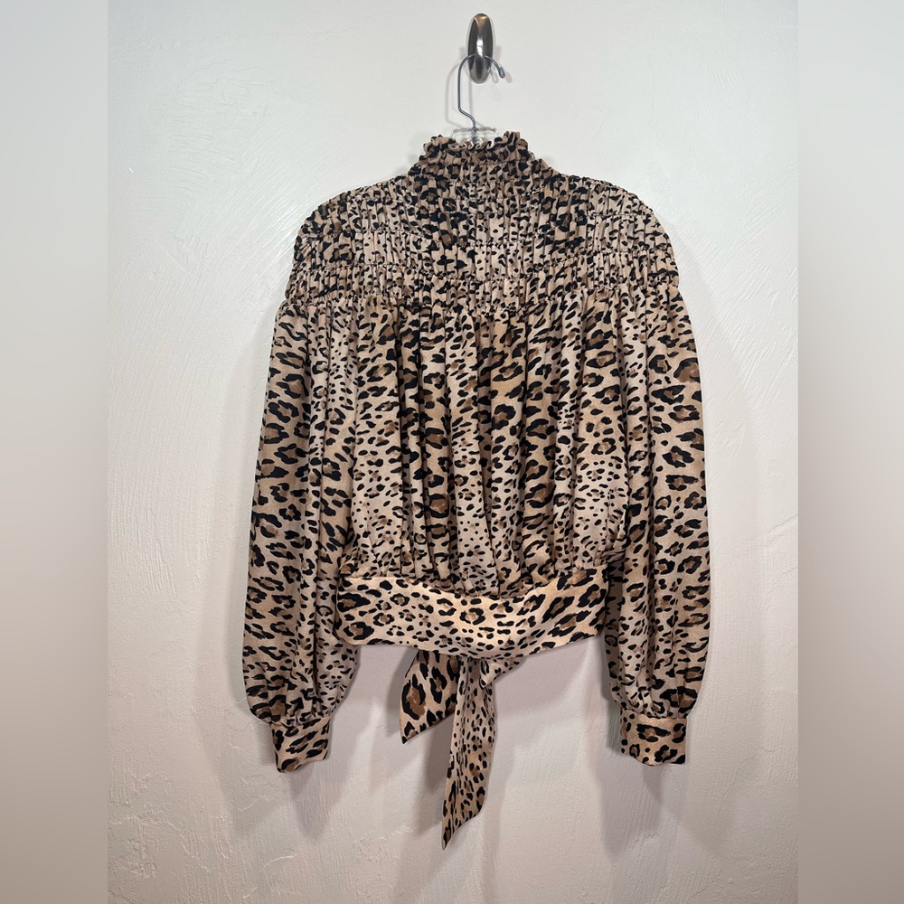 Frame Animal Print Women's Top - Picture 2 of 7
